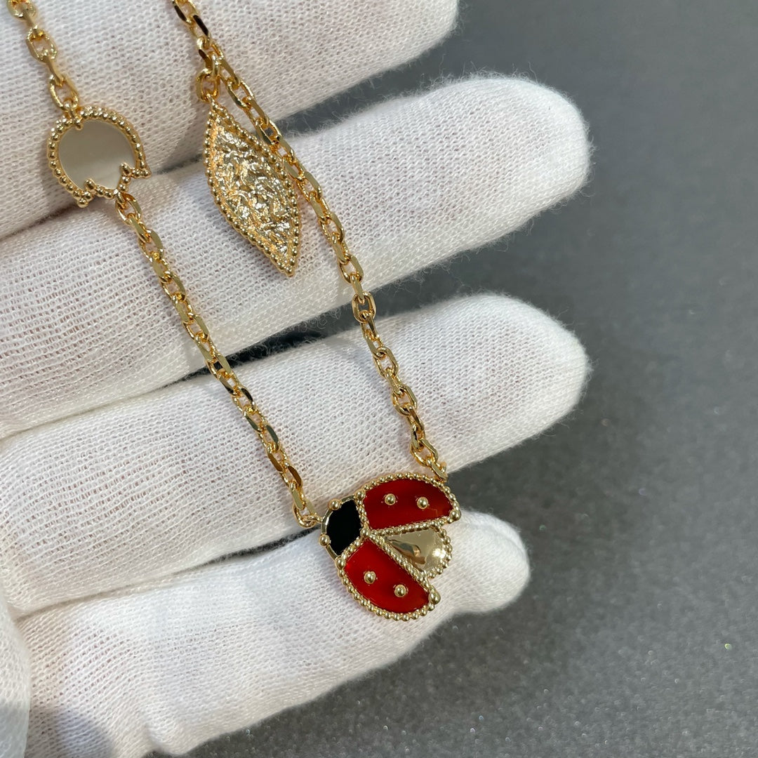 [⭐Mirelle]LUCKY SPRING 15 MOTIFS GOLD NECKLACE