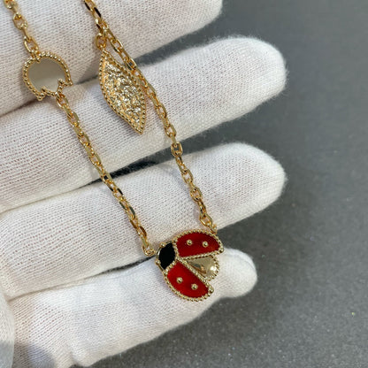 [⭐Mirelle]LUCKY SPRING 15 MOTIFS GOLD NECKLACE