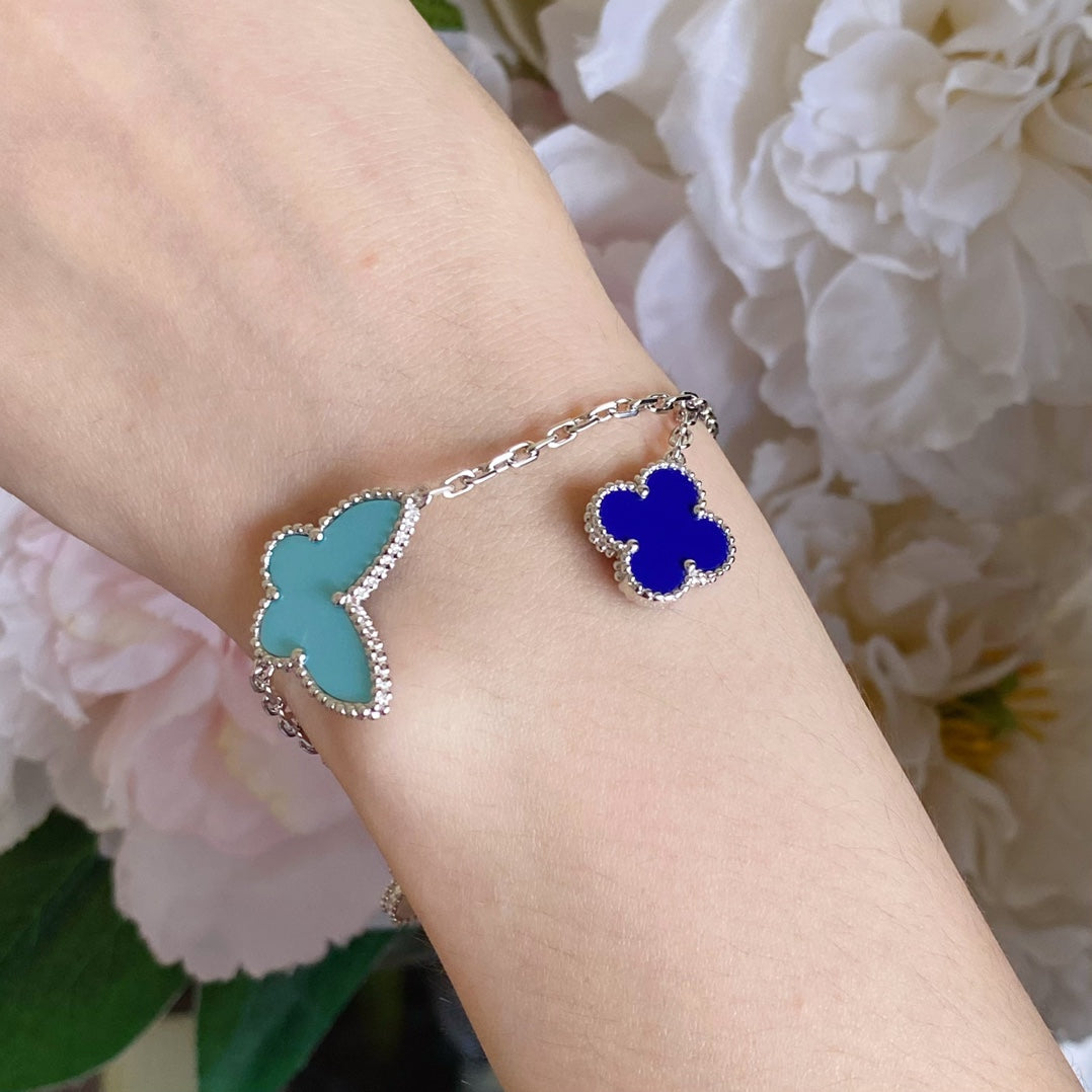 [⭐Mirelle]LUCKY SPRING SILVER BRACELET 4 MOTIF