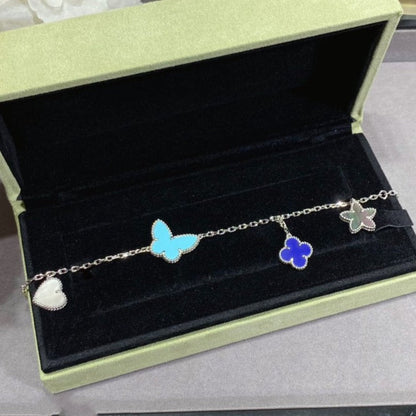 [⭐Mirelle]LUCKY SPRING SILVER BRACELET 4 MOTIF