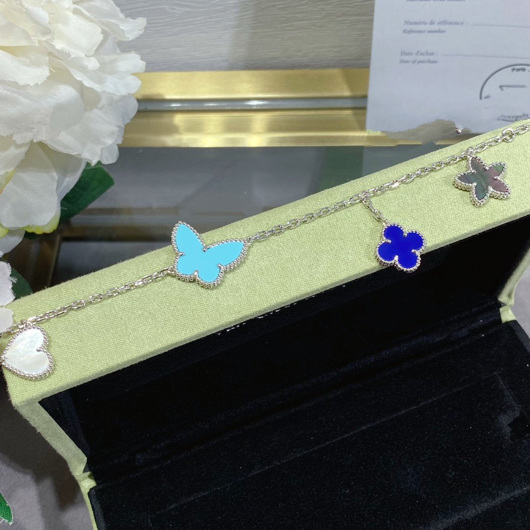 [⭐Mirelle]LUCKY SPRING SILVER BRACELET 4 MOTIF