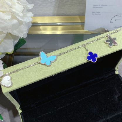 [⭐Mirelle]LUCKY SPRING SILVER BRACELET 4 MOTIF