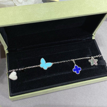 [⭐Mirelle]LUCKY SPRING SILVER BRACELET 4 MOTIF