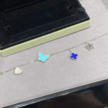 [⭐Mirelle]LUCKY SPRING SILVER BRACELET 4 MOTIF