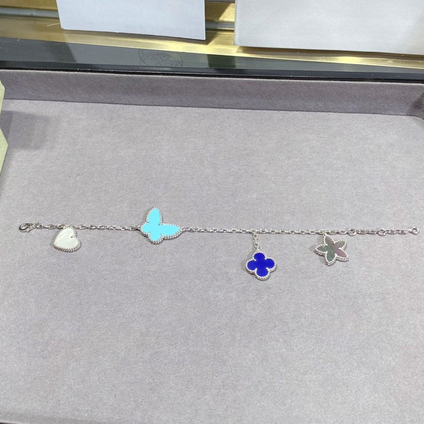 [⭐Mirelle]LUCKY SPRING SILVER BRACELET 4 MOTIF