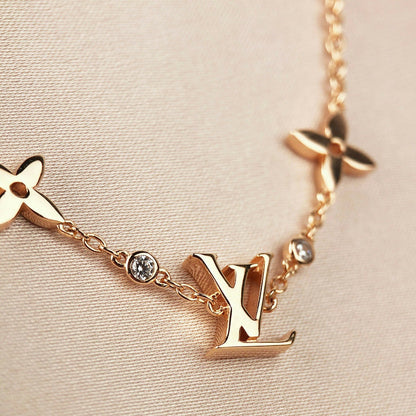 [⭐Mirelle]STAR AND SUN 7 MOTIFS GOLD BRACELET