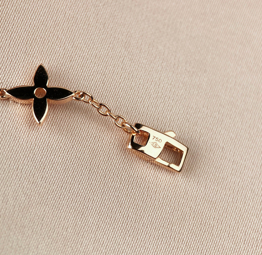 [⭐Mirelle]STAR AND SUN 7 MOTIFS GOLD BRACELET