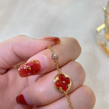 [⭐Mirelle]SUN PEDANT CARNELIAN BRACELET