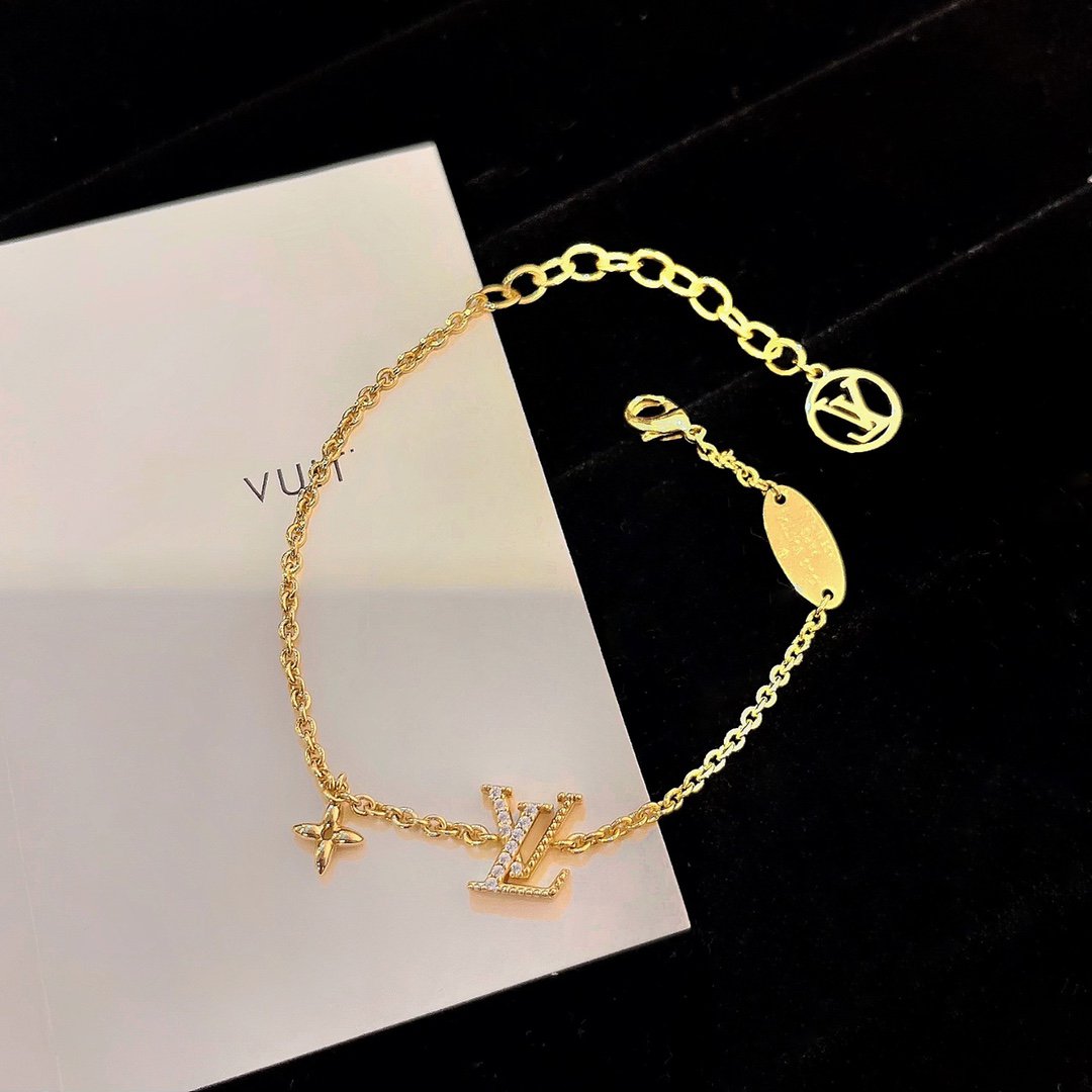 [⭐Mirelle]LOGO STAR MOTIF GOLD BRACELET