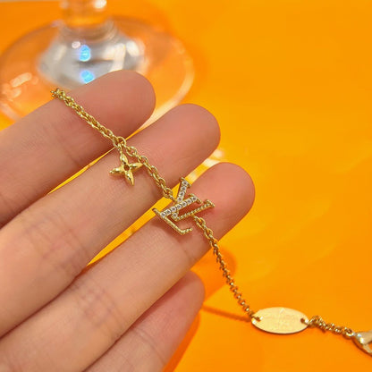 [⭐Mirelle]LOGO STAR MOTIF GOLD BRACELET