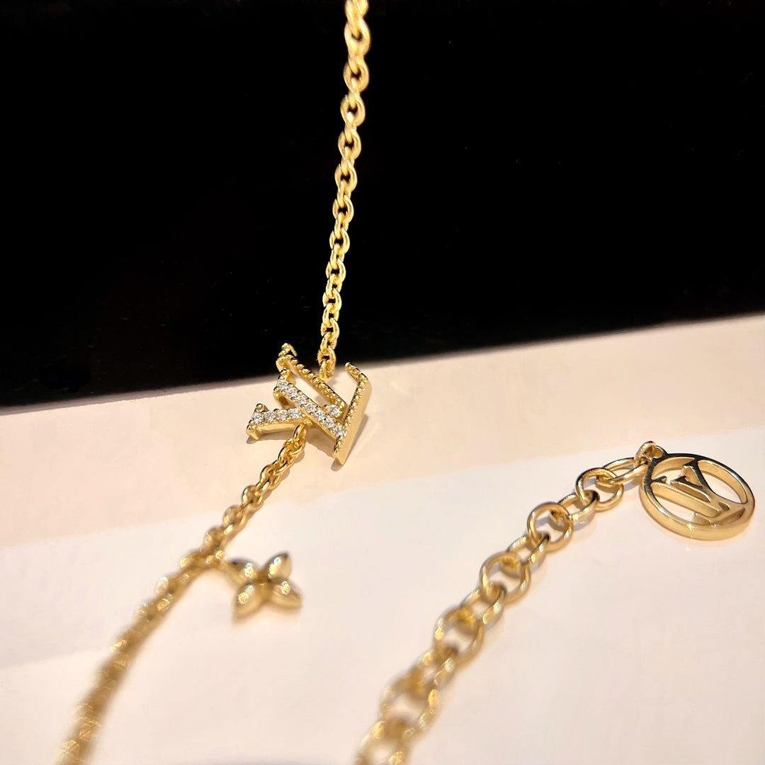 [⭐Mirelle]LOGO STAR MOTIF GOLD BRACELET