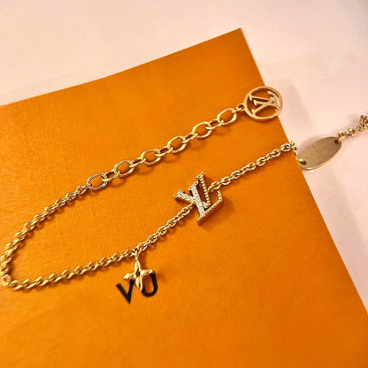 [⭐Mirelle]LOGO STAR MOTIF GOLD BRACELET