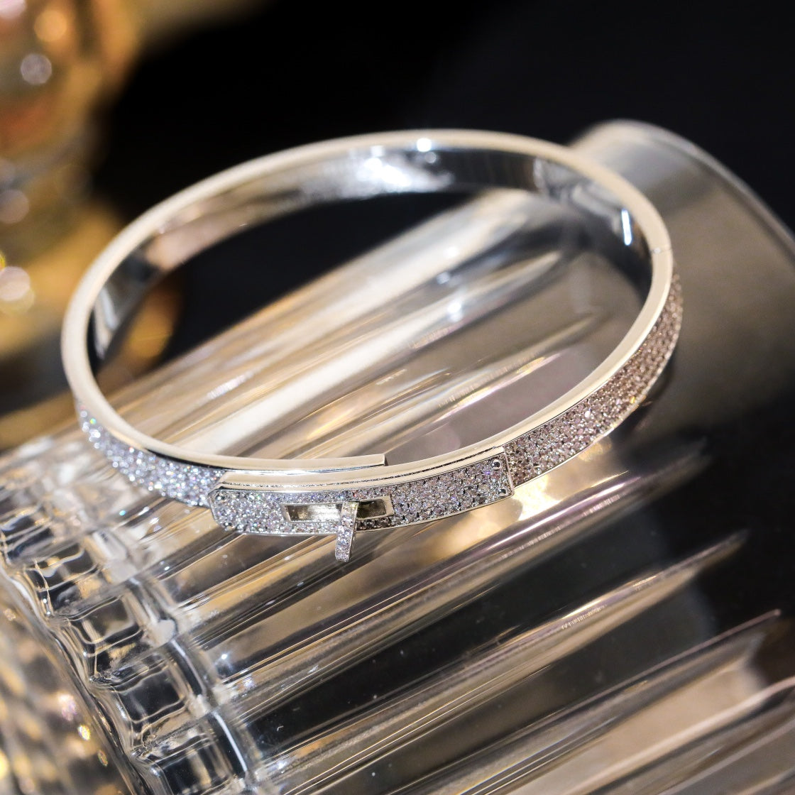 [⭐Mirelle]KELLY BRACELET DIAMOND PAVED