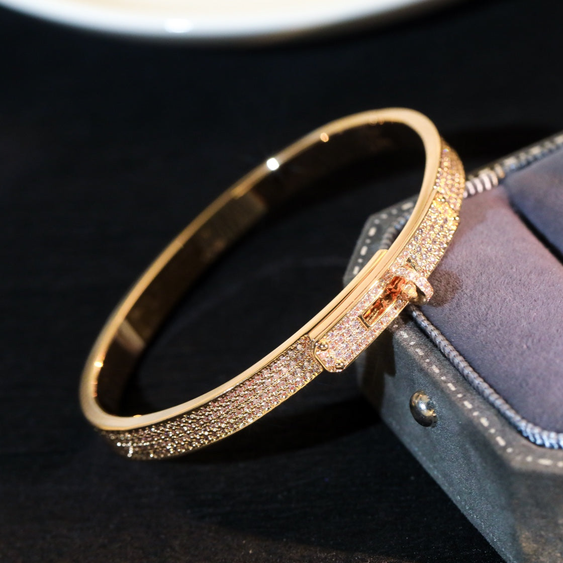 [⭐Mirelle]KELLY BRACELET DIAMOND PAVED
