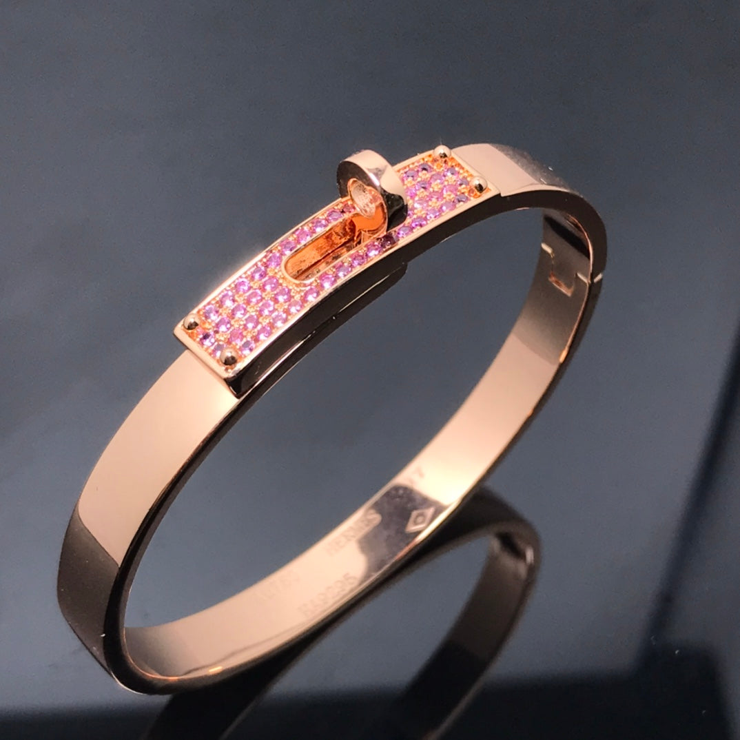 [⭐Mirelle]KELLY BRACELET PINK DIAMOND