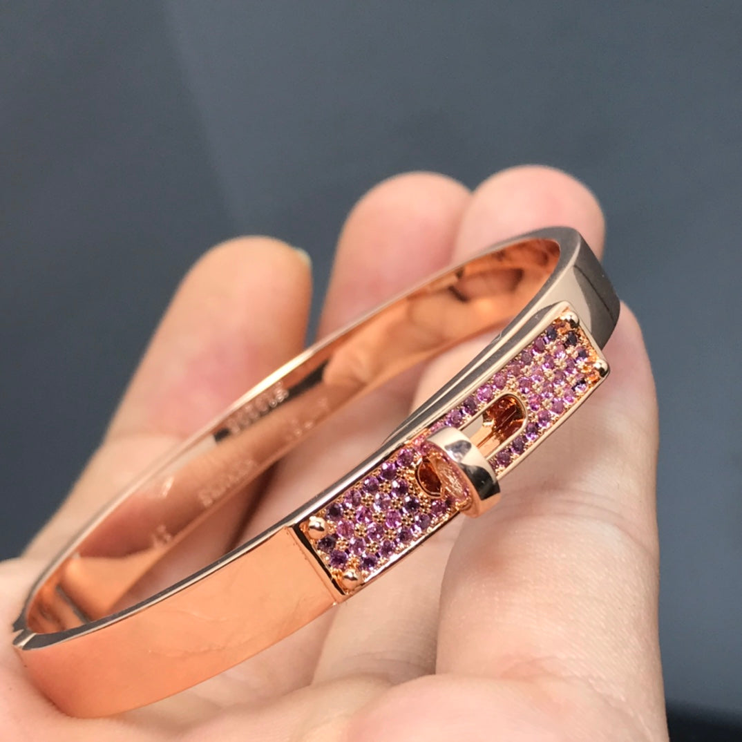 [⭐Mirelle]KELLY BRACELET PINK DIAMOND
