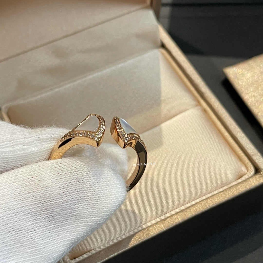 [⭐Mirelle]DREAM MOP DIAMOND OPEN RING