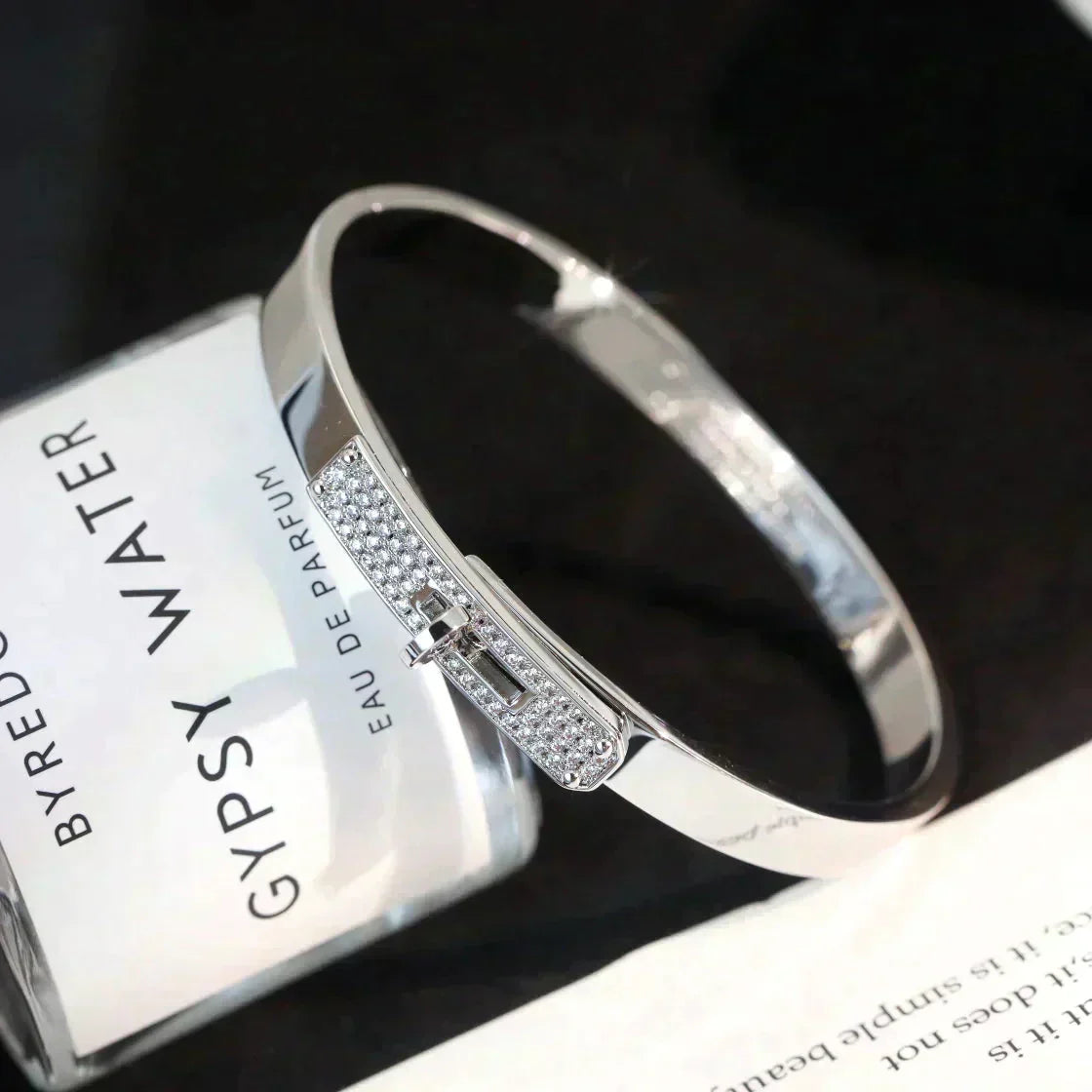 [⭐Mirelle]KELLY SILVER DIAMOND BRACELET