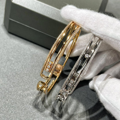 [⭐Mirelle]MOVE 10TH PAVED DIAMOND BRACELET