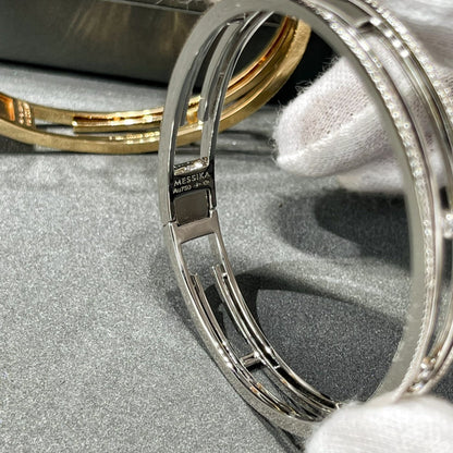 [⭐Mirelle]MOVE 10TH PAVED DIAMOND BRACELET