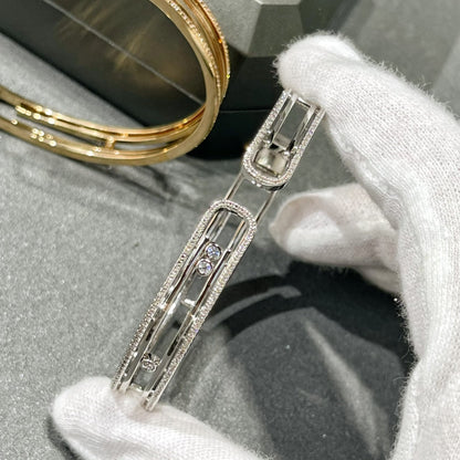 [⭐Mirelle]MOVE 10TH PAVED DIAMOND BRACELET