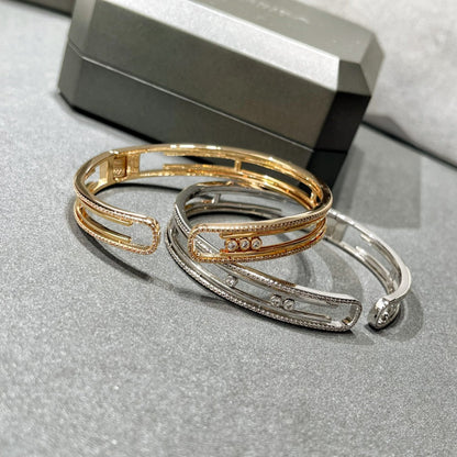 [⭐Mirelle]MOVE 10TH PAVED DIAMOND BRACELET