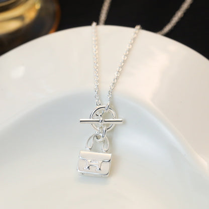 [⭐Mirelle]POP H PEDANT SILVER NECKLACE