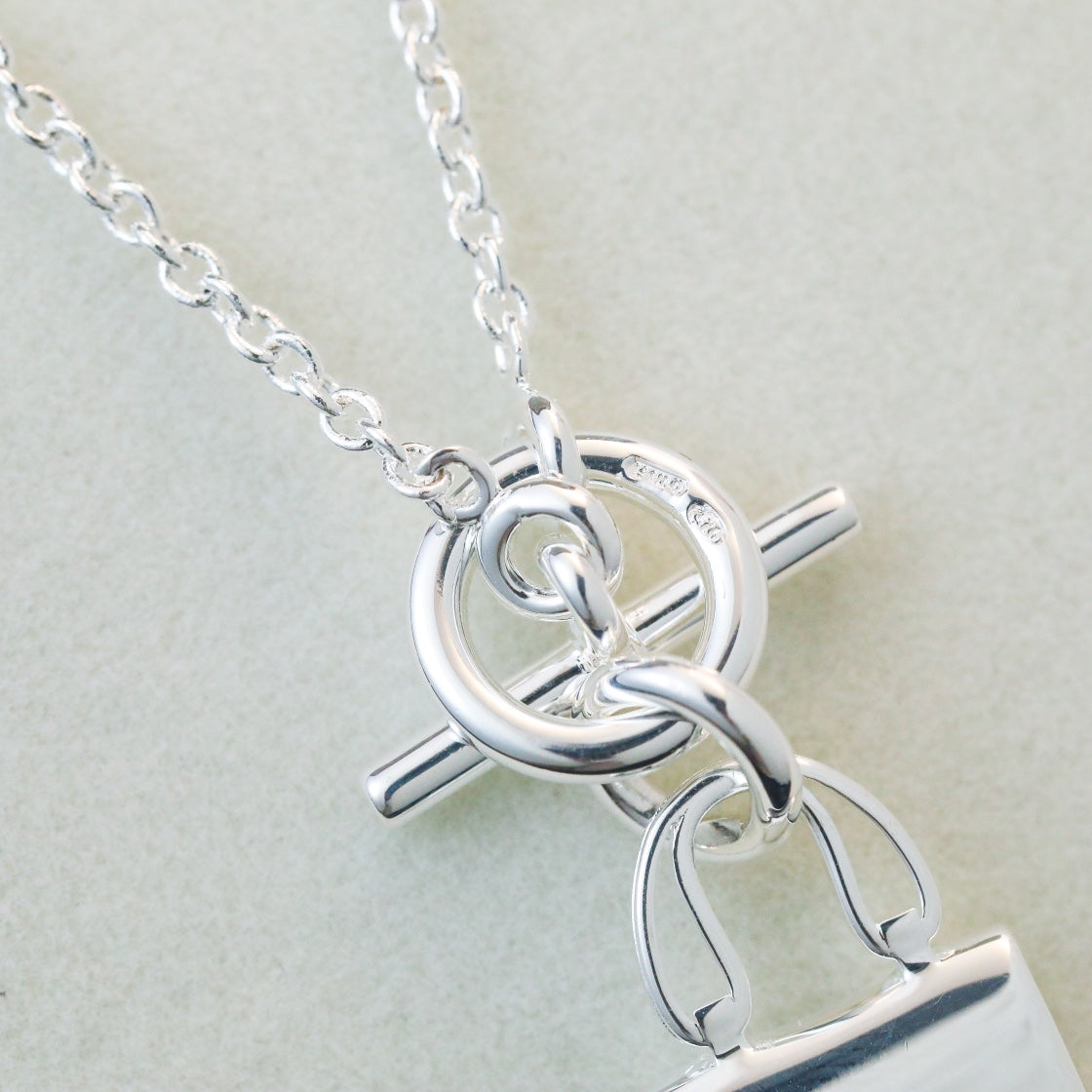 [⭐Mirelle]POP H PEDANT SILVER NECKLACE