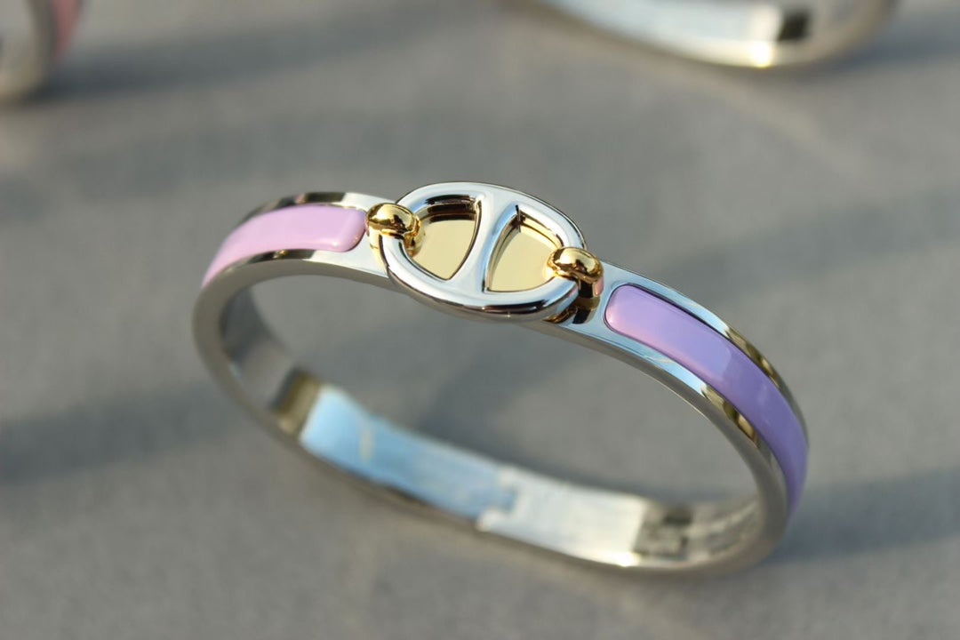 [⭐Mirelle]CLIC CHAINE SILVER BRACELET