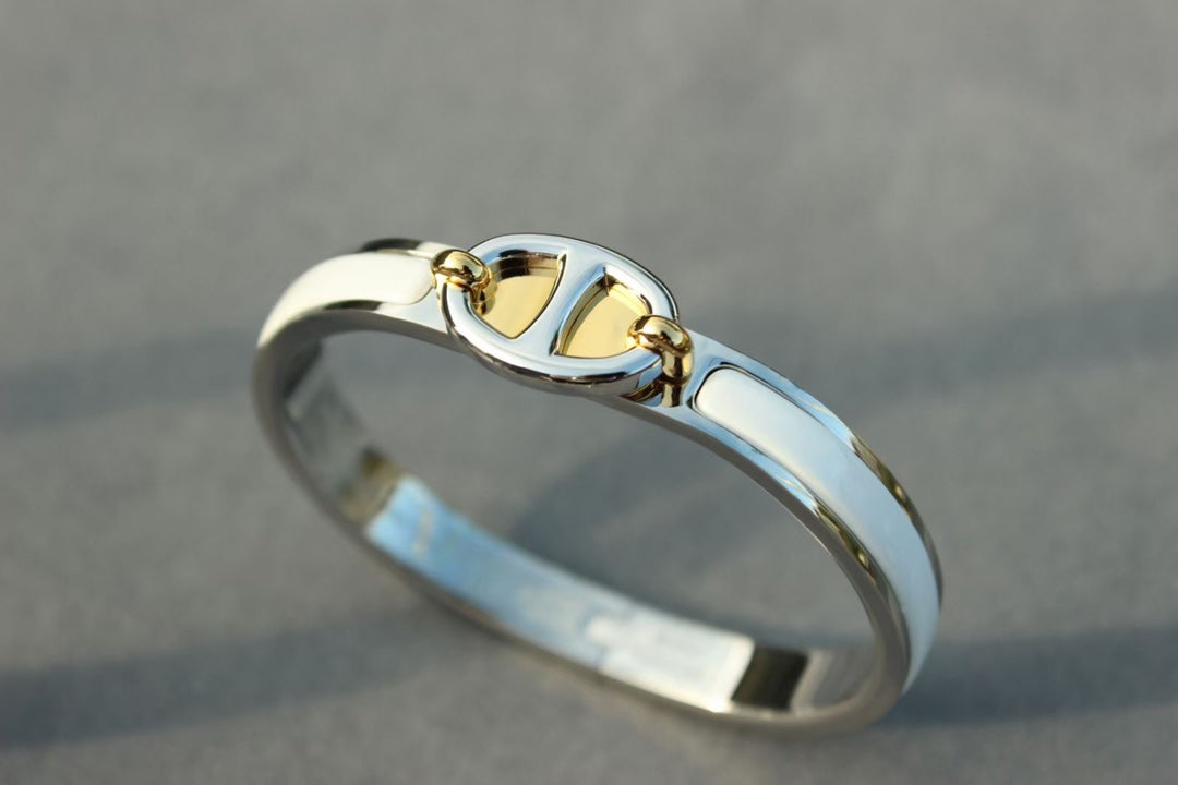 [⭐Mirelle]CLIC CHAINE SILVER BRACELET