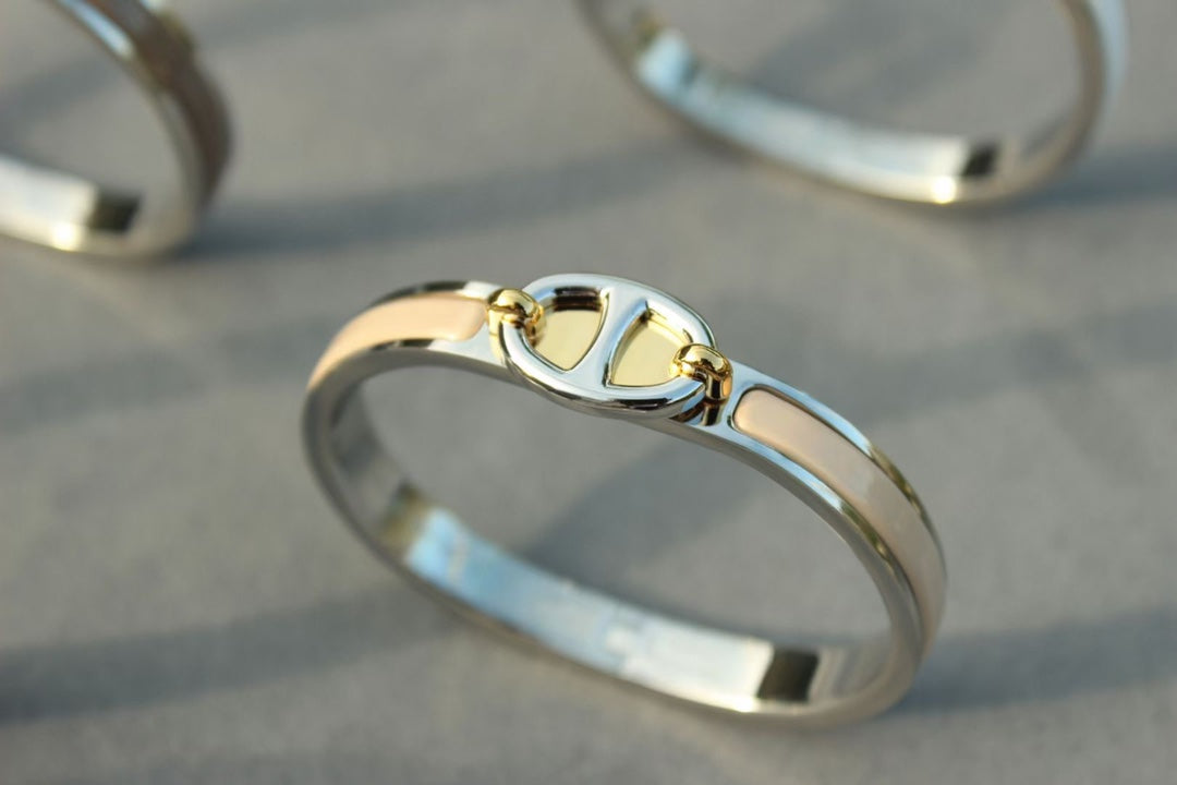 [⭐Mirelle]CLIC CHAINE SILVER BRACELET
