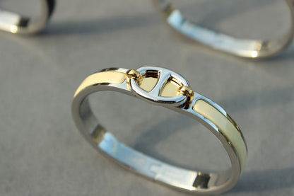 [⭐Mirelle]CLIC CHAINE SILVER BRACELET