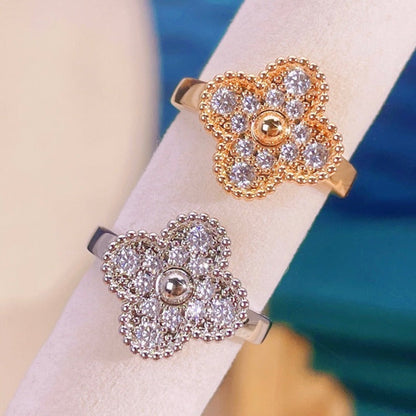 [⭐Mirelle]CLOVER DIAMOND RING