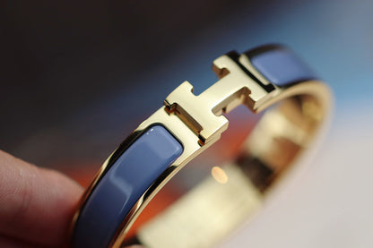 [⭐Mirelle]H BRACELET 12MM BLUE GRAY