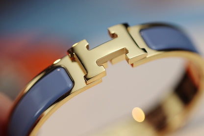 [⭐Mirelle]H BRACELET 12MM BLUE GRAY