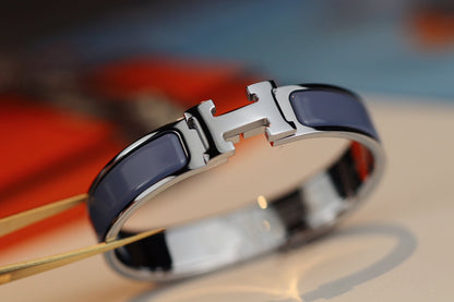 [⭐Mirelle]H BRACELET 12MM BLUE GRAY