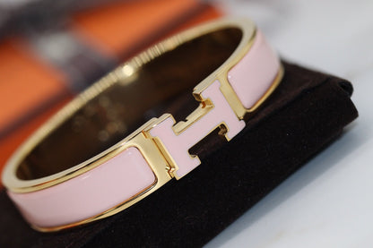 [⭐Mirelle]H BRACELET 12MM PINK