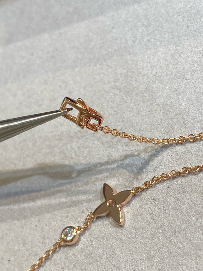 [⭐Mirelle]STAR DIAMOND PINK GOLD BRACELET