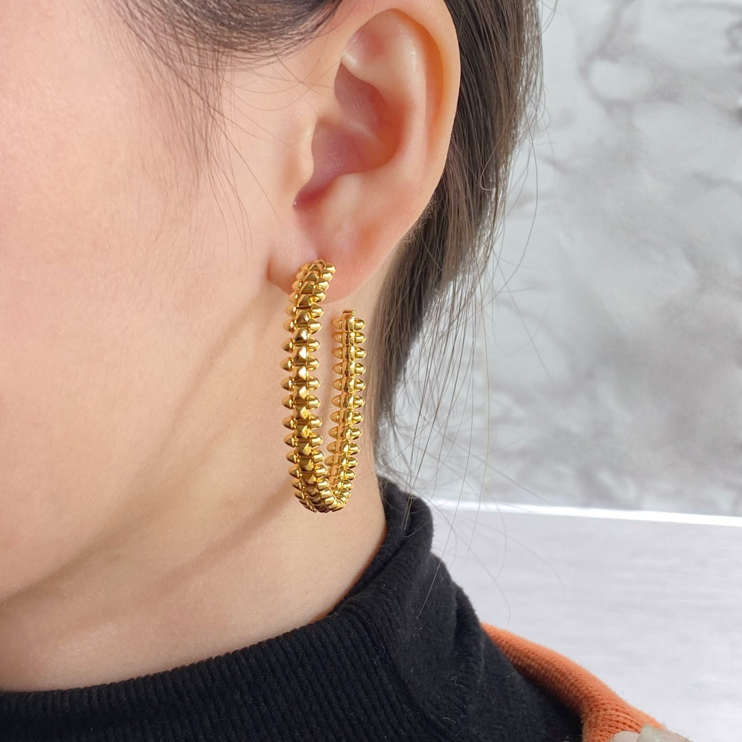 [⭐Mirelle]CLASH HOOP EARRINGS