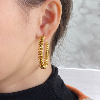 [⭐Mirelle]CLASH HOOP EARRINGS