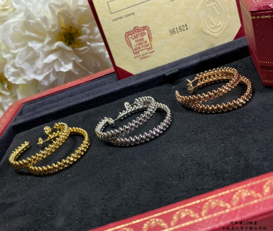 [⭐Mirelle]CLASH LARGE HOOP EARRINGS