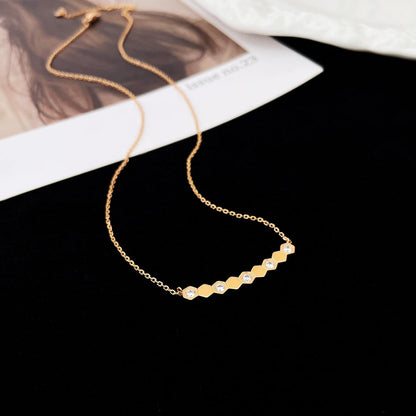 [⭐Mirelle]BEE MY LOVE DIAMOND NECKLACE