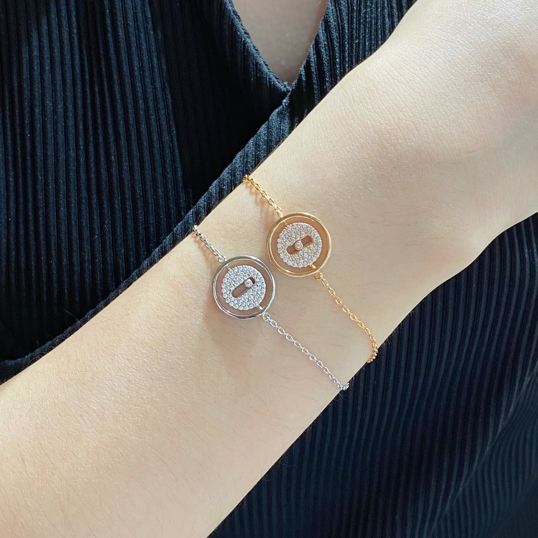 [⭐Mirelle]Demo MOVE DIAMOND PAVED BRACELET