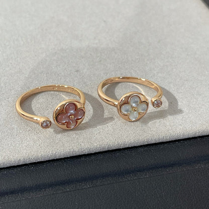 [⭐Mirelle]SUN 1 DIAMOND PINK MOP RING