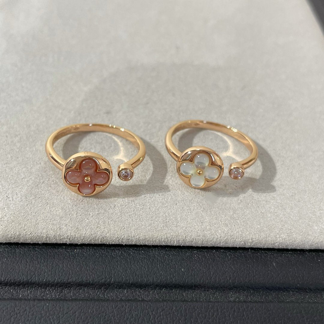 [⭐Mirelle]SUN 1 DIAMOND PINK MOP RING