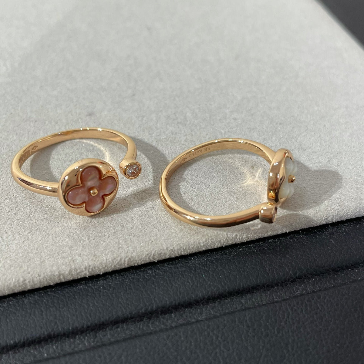 [⭐Mirelle]SUN 1 DIAMOND PINK MOP RING