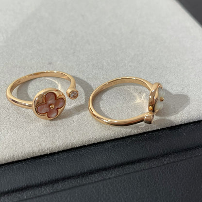 [⭐Mirelle]SUN 1 DIAMOND PINK MOP RING