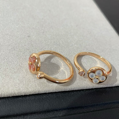 [⭐Mirelle]SUN 1 DIAMOND PINK MOP RING