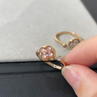 [⭐Mirelle]SUN 1 DIAMOND PINK MOP RING