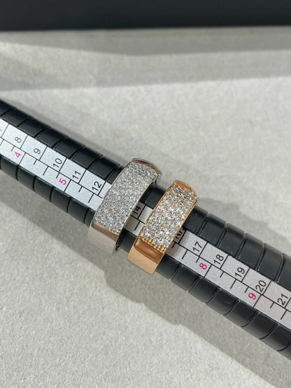 [⭐Mirelle]LIENS EVIDENCE  DIAMOND PAVED RING